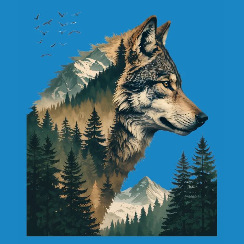 Waldwolf Double Exposition