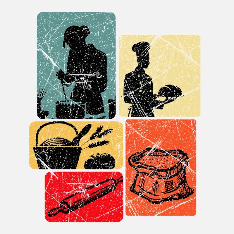 Cooking Studio Popart Collage