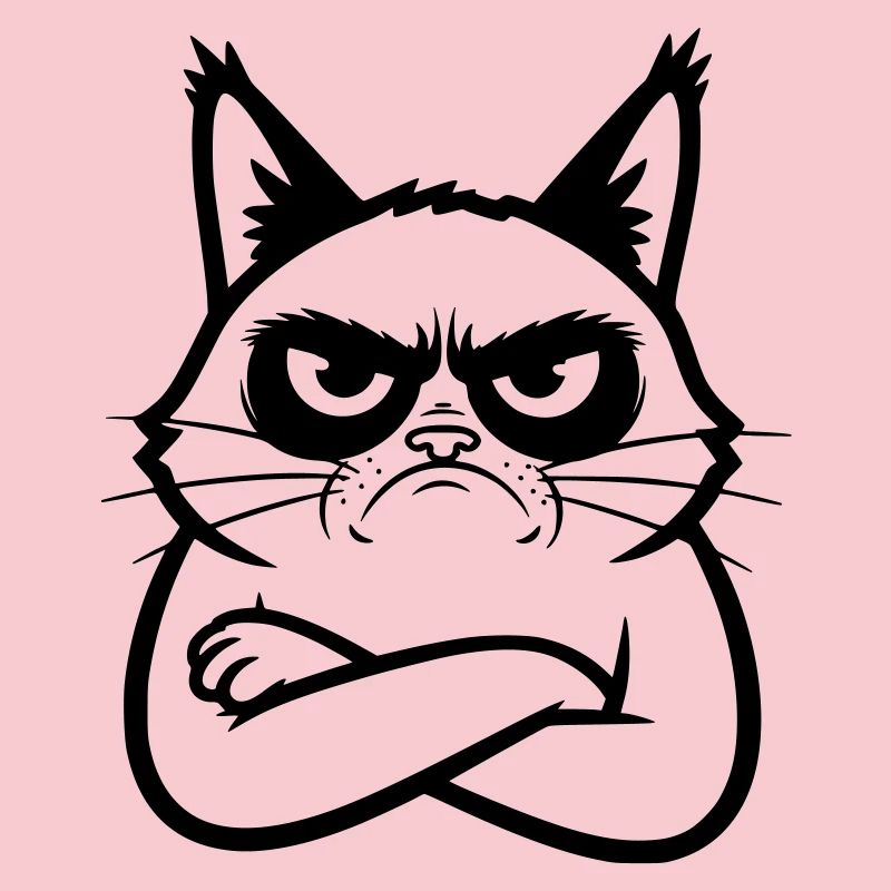 Illustration de dessins dessinés en dessins dessinés de lignes de chat