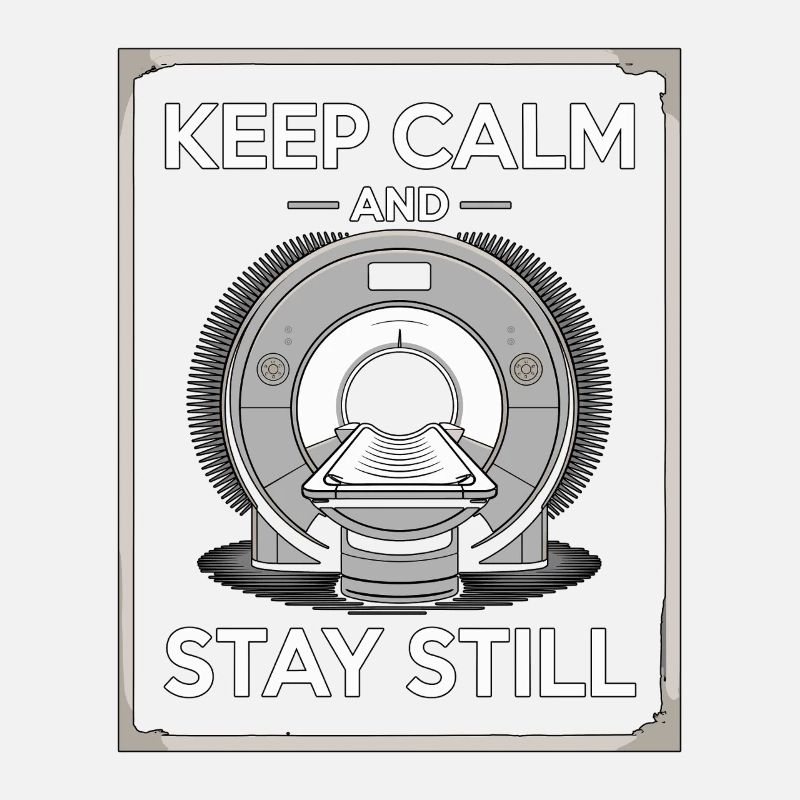 MRI Tech Keep Calm And Stay Rad Tech MRI Imaging