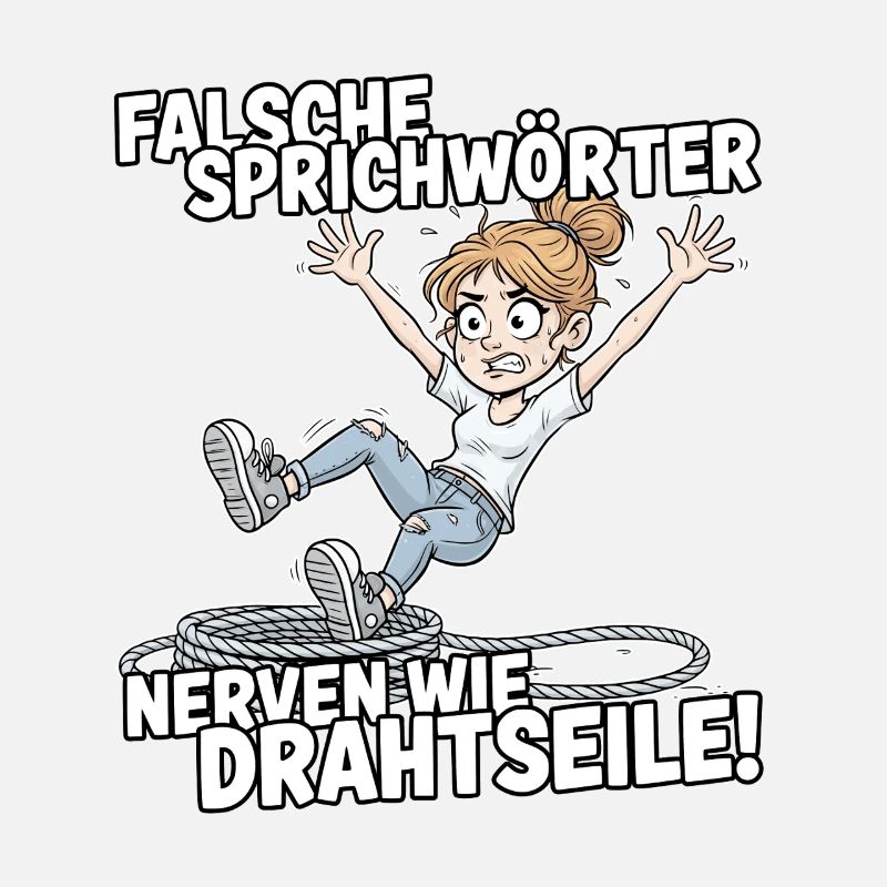 False proverbs are annoying like tightropes