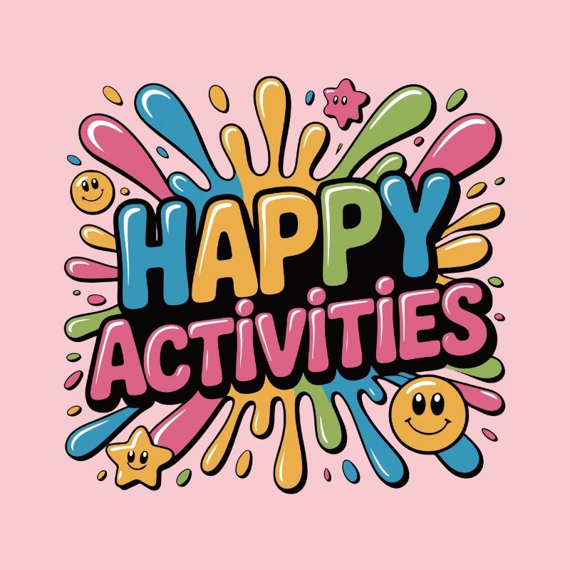 Activités joyeuses Explosion d’éclaboussures