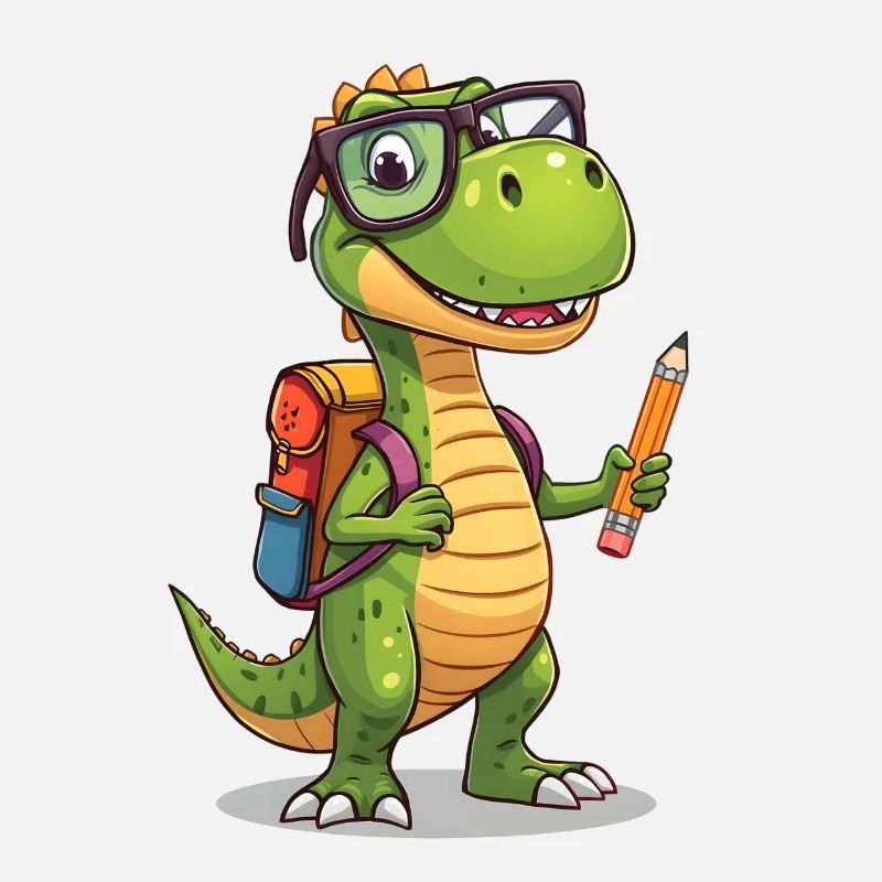 Dino Érudit au crayon