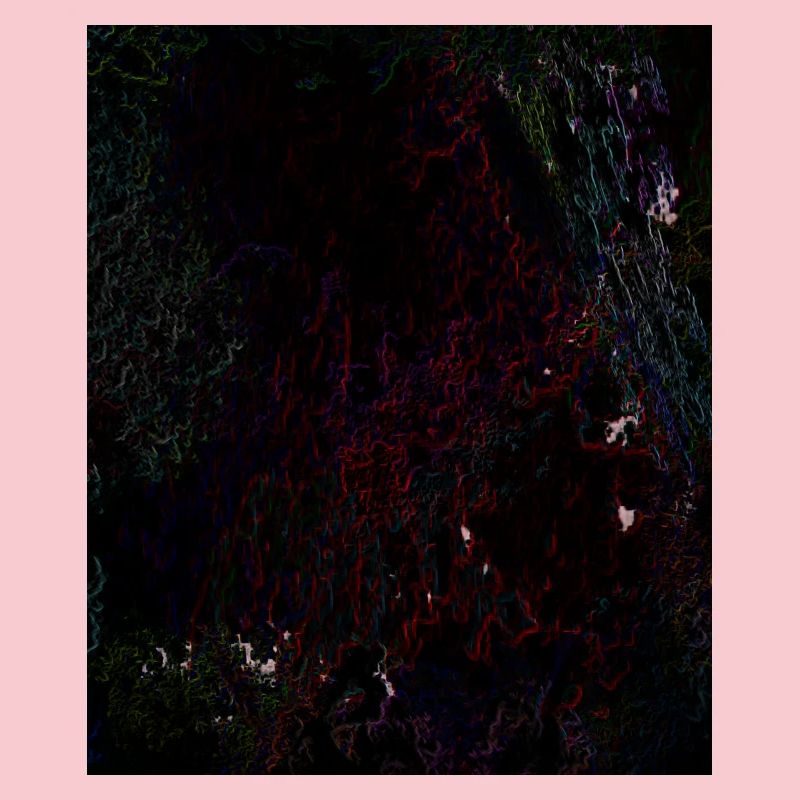 Dark Neon Lines Pattern