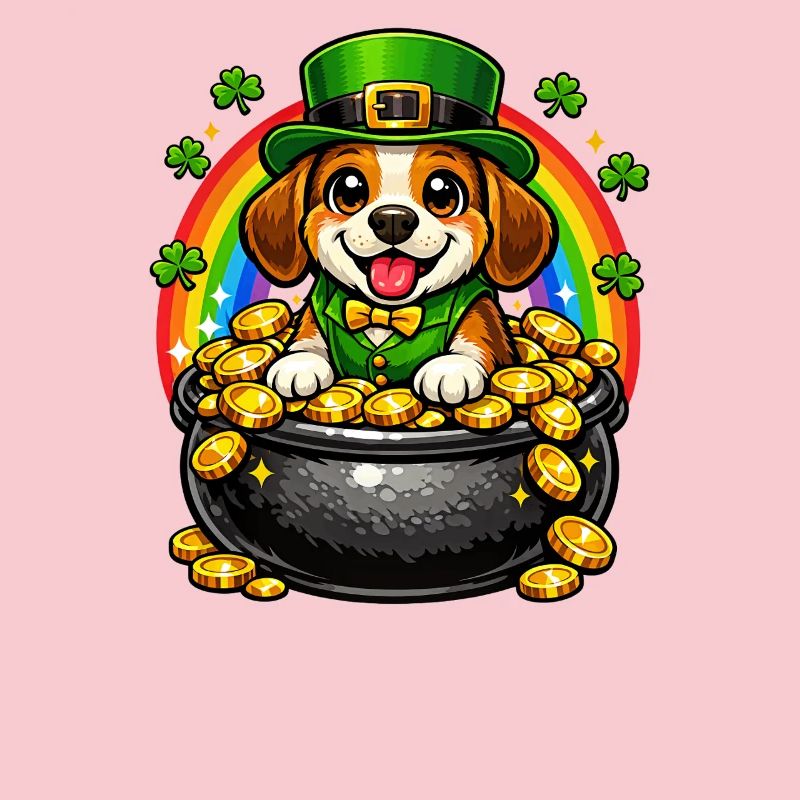 Beagle Leprechaun Jour de la Saint-Patrick