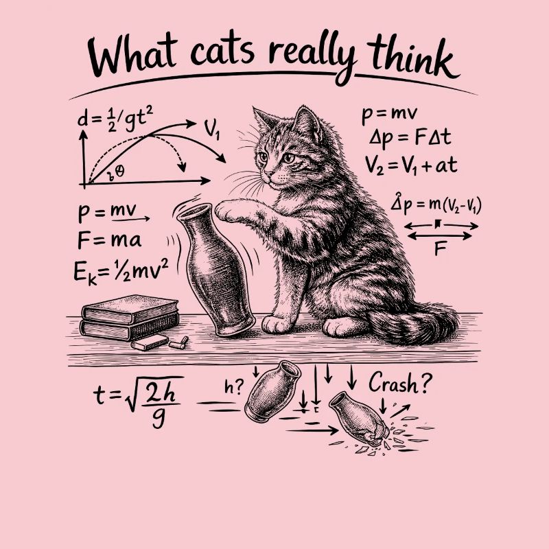 Cat, Physics, What cats really think