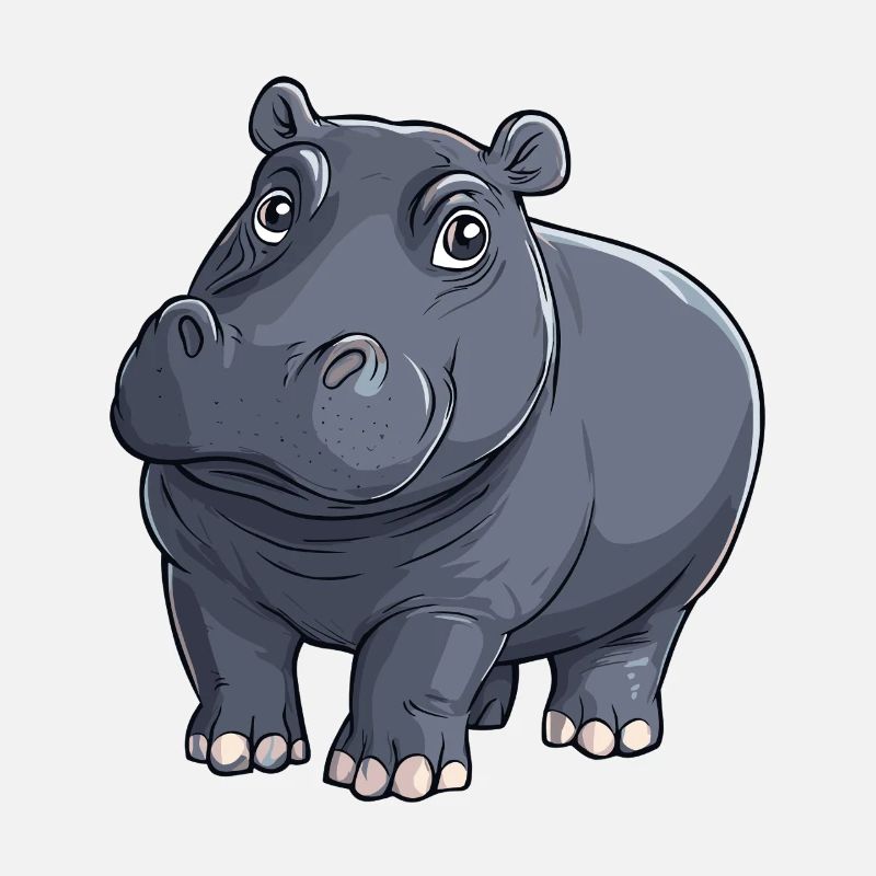Illustration d’Hippo Nilpferd