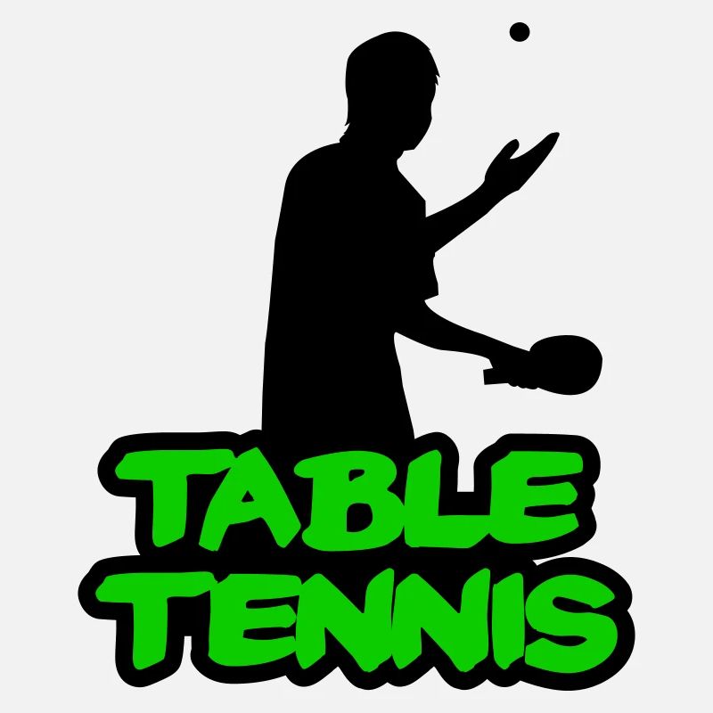 Lettrage graffiti néon de tennis de table
