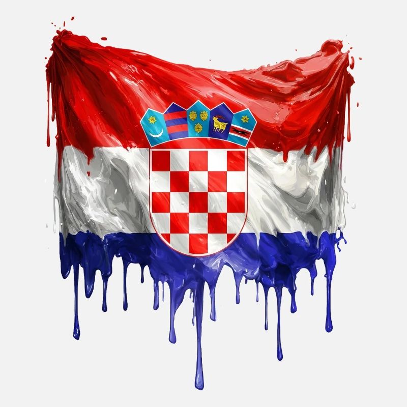 Drapeau croate couleur