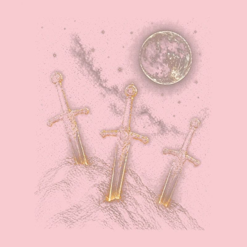 Trois épées au clair de lune