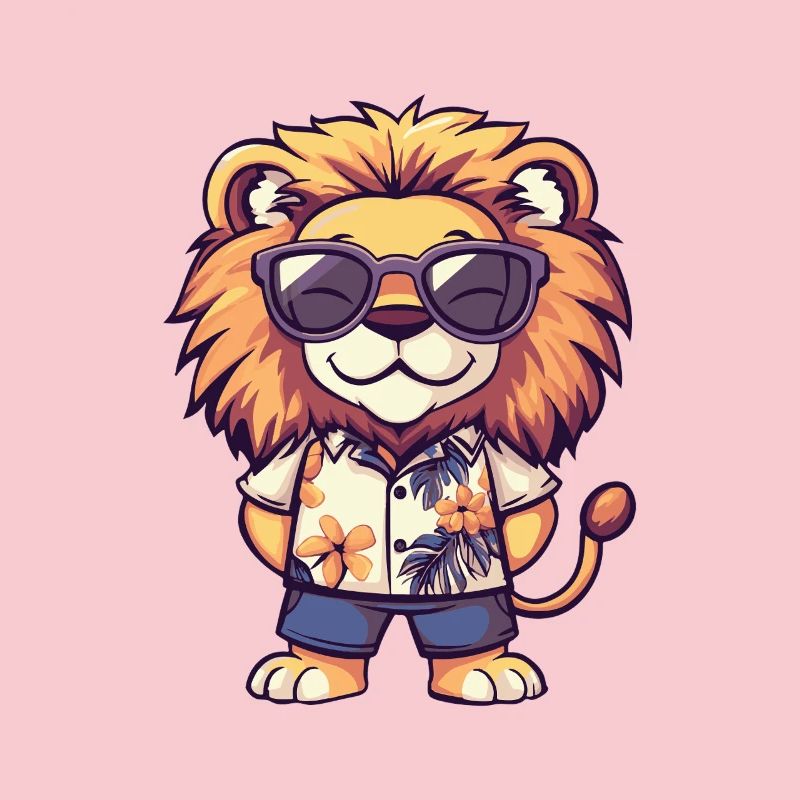 Vacances Lion Comic