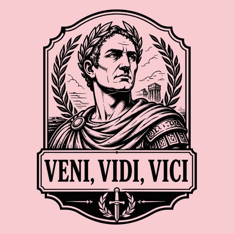 Caesar Veni Vidi Vici Rom Imperator Retro