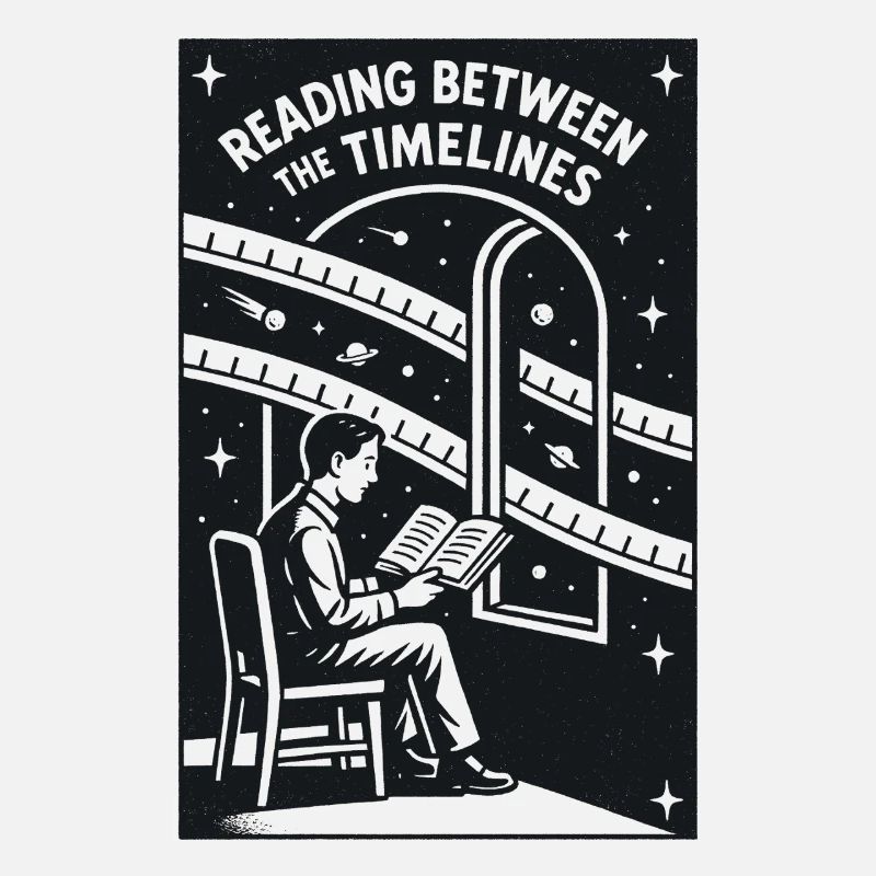Zwischen Zeitlinien lesen | Sci-Fi Buch