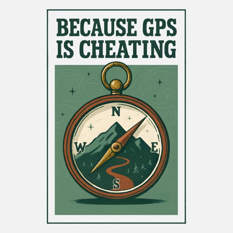 GPS is cheating | Compass Hiking