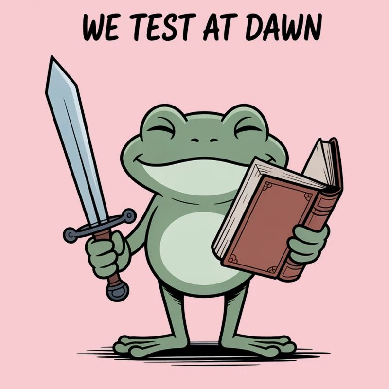 Dawn Quest Frog: Sword & Scroll