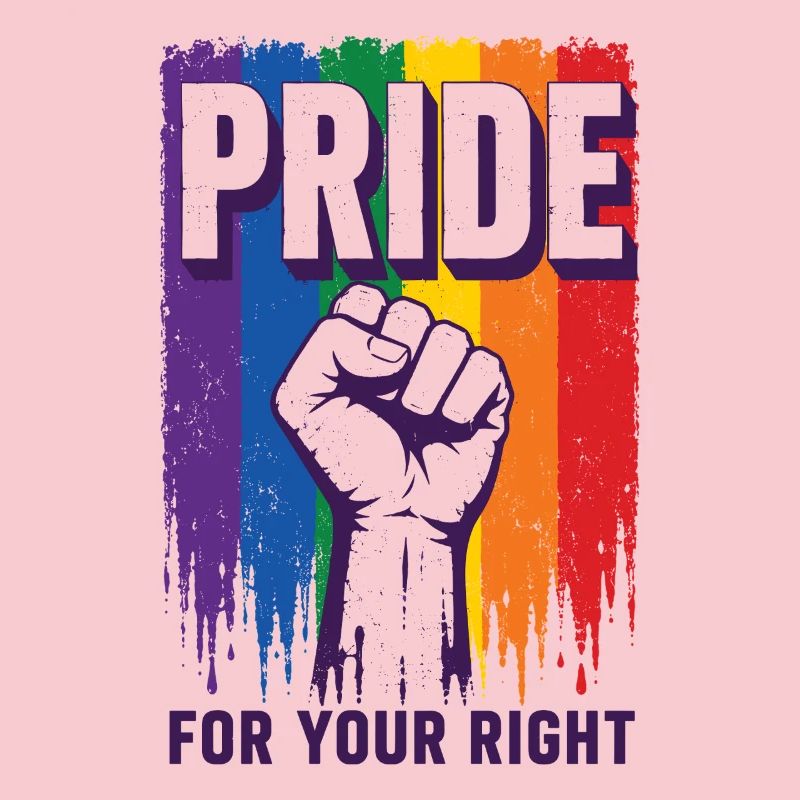 Pride Rainbow Right Statement Shirt