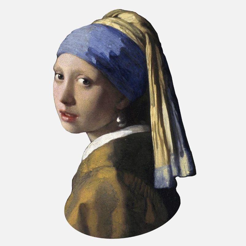 Jan Vermeer Fille avec boucle d'oreille en perles * Pull