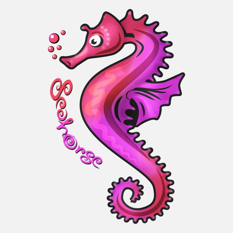Fluide rose hippocampe
