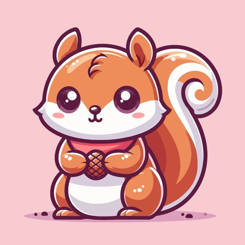 Eichhörnchen mit einem Samen