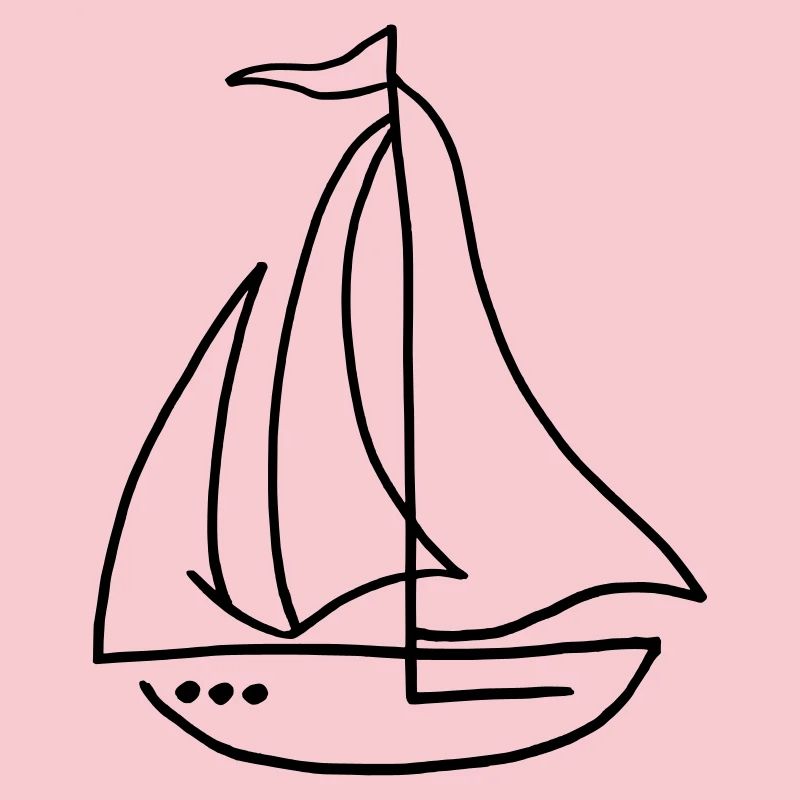 Sailboat sailing ship