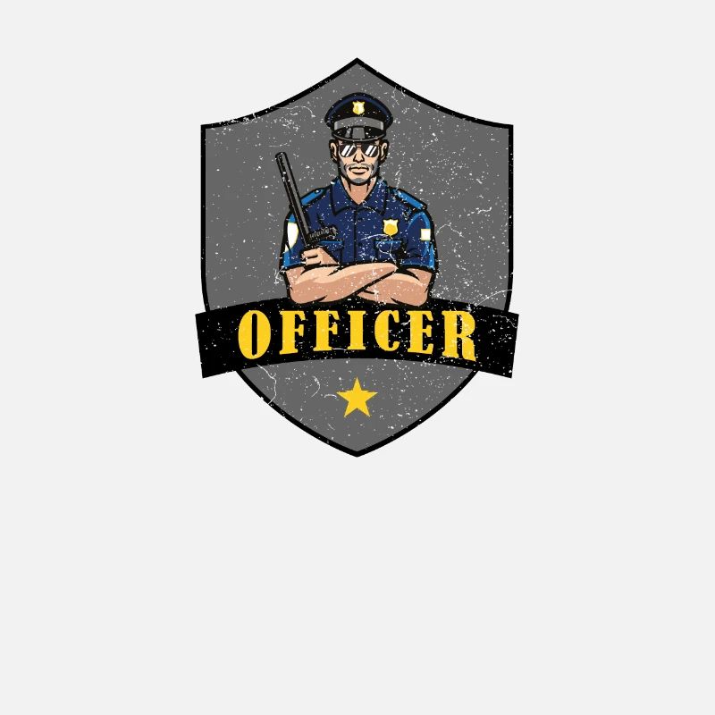 Polizeibeamter Shield Logo