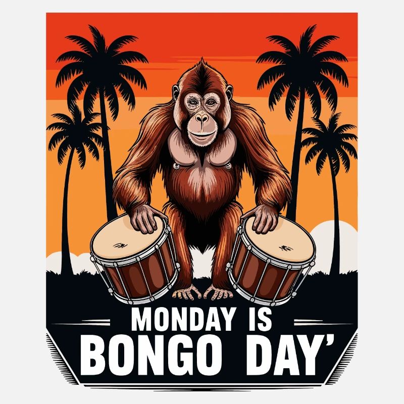 Affen Bongo Trommler