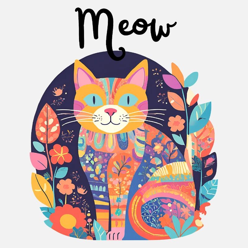 Bunte Katzen-Patchwork-Anthologie