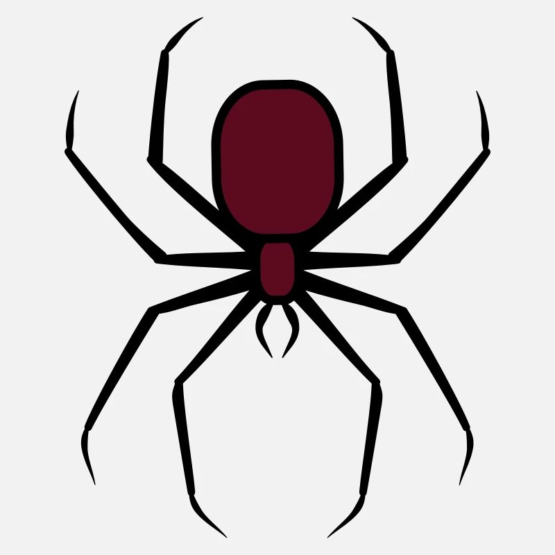 Gruselige Halloween Unheimliche Goth-Spinne 3