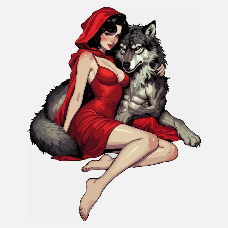 Rotkäppchen mit dem bösen Wolf