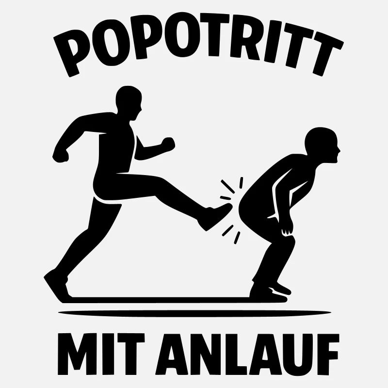 popotritt mit anlauf