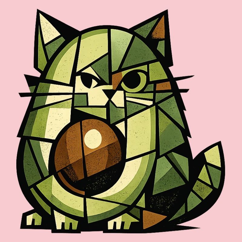 Version cubisme AvoCat
