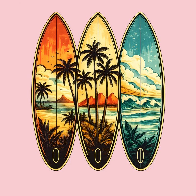 Triptyque Surf Tropique