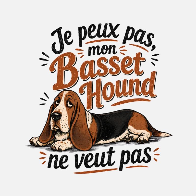 Basset Hound Décontracté