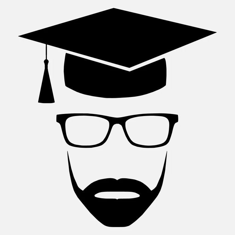 Maître Uni Nerd avec barbe