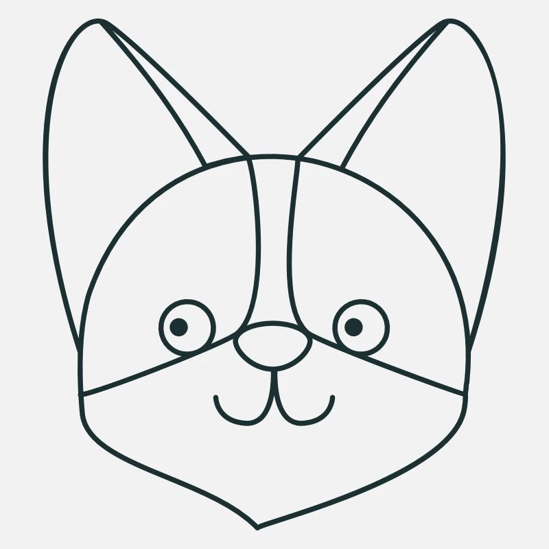 Super cute corgi face