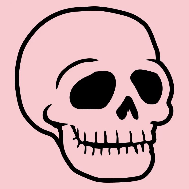Skull friendly comic skull