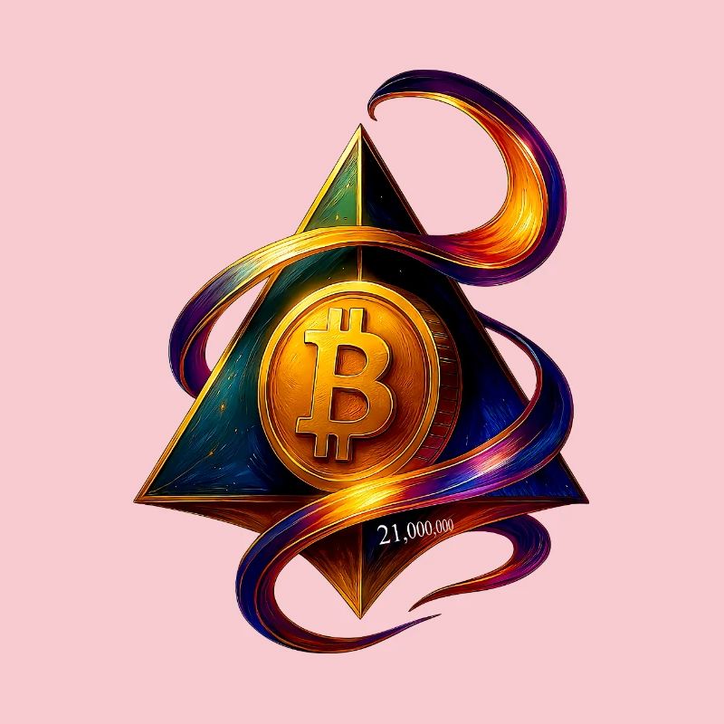 Conception créative Bitcoin et Blockchain