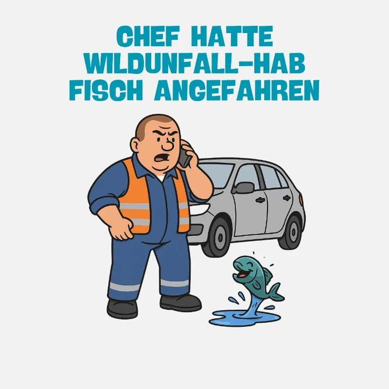 Wildlife accident with fish