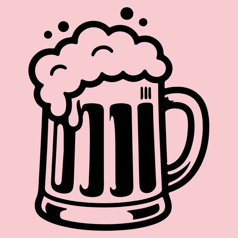 Bierkrug Comic Bier