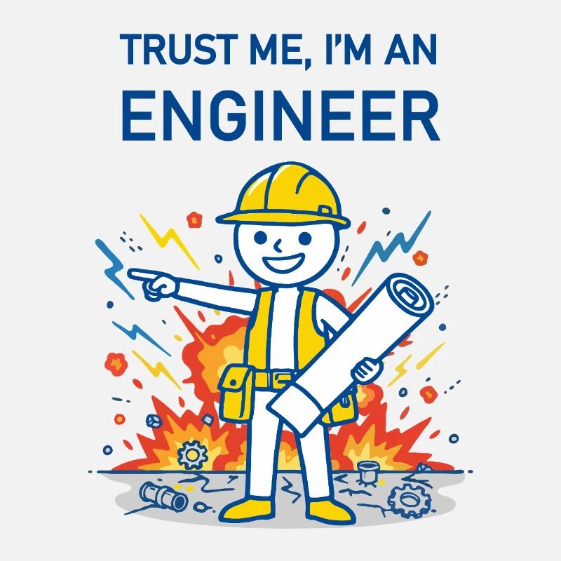 Trust Me, I'm an Engineer - for light background