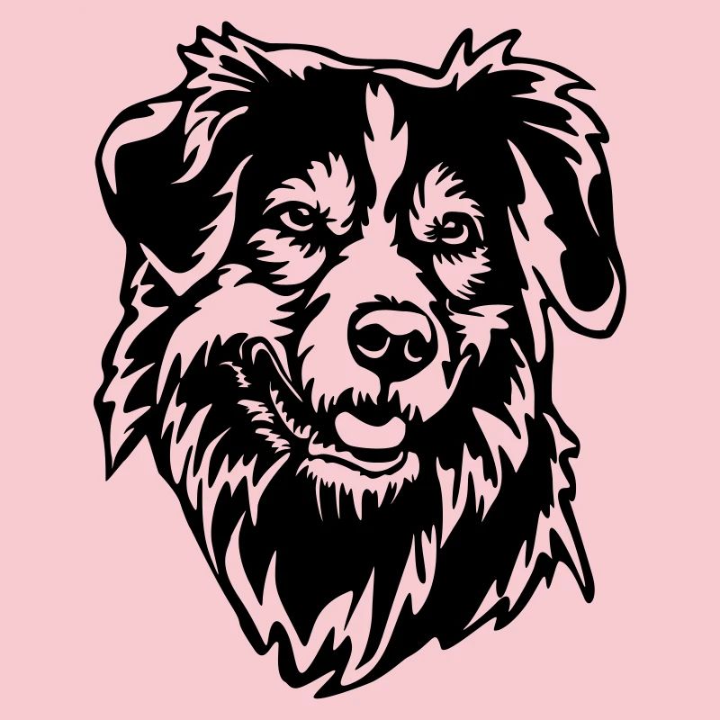 Australian Shepherd Kopf