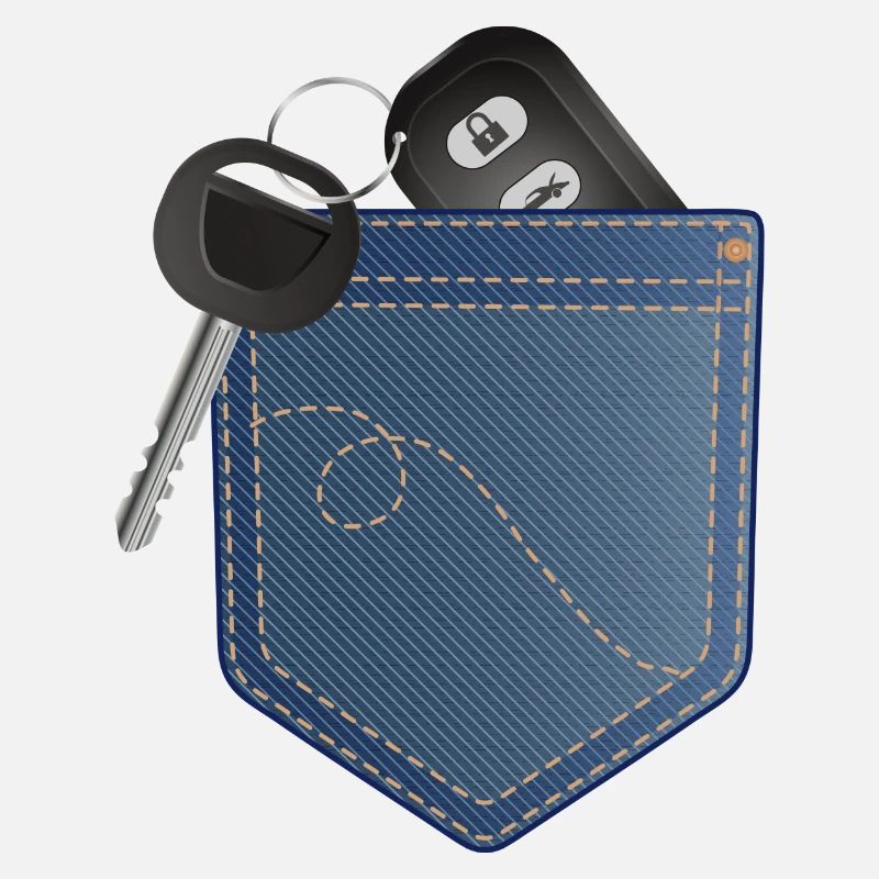 Clé de voiture avec télécommande dans votre poche