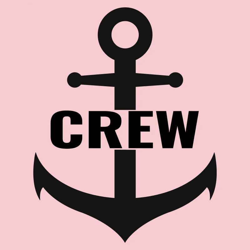 Crew mit Anker das Team Design