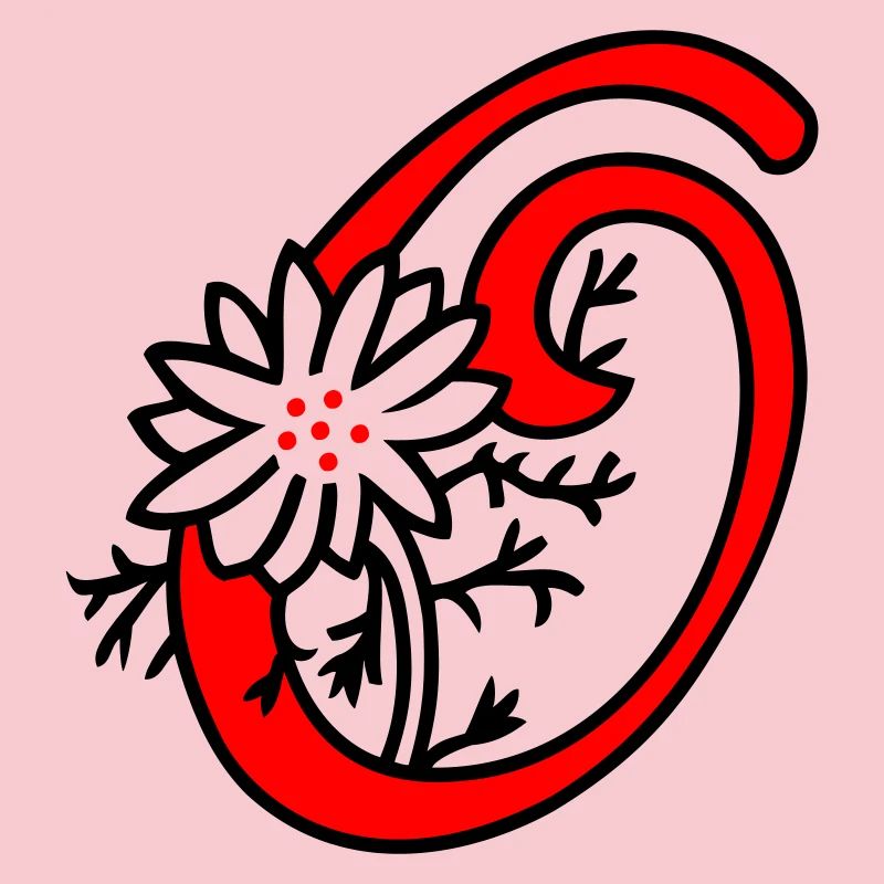 Buchstabe O Initiale