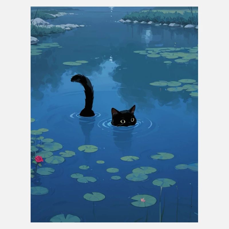 MonCat Nénuphar Impressio Mon Chat le nénuphar