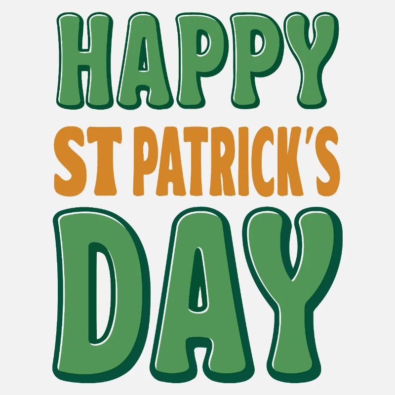 Joyeux Saint-Patrick Vert Orange