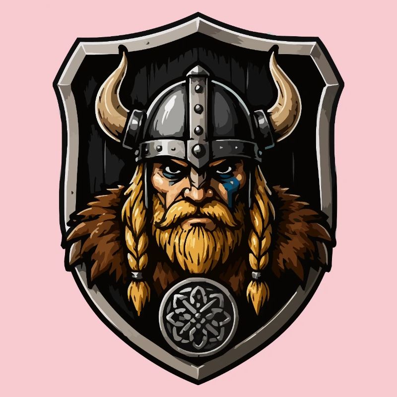 Viking Warrior with Shield