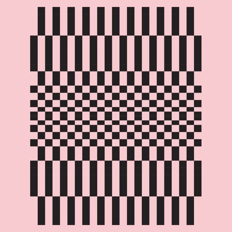 Geometric chessboard Grid Pattern