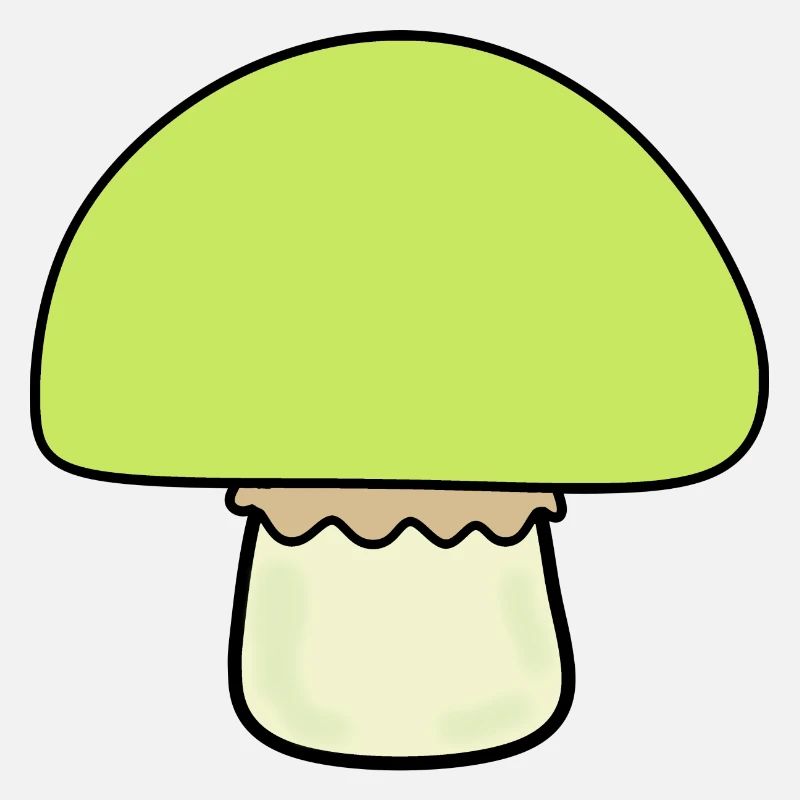 Champignon vert, champignons verts