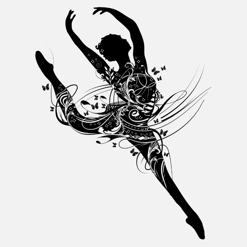 Une danseuse de ballet en robe de ballet imaginati